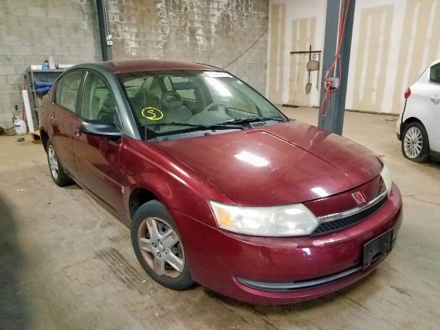 1G8AJ52F73Z103670 - 2003 SATURN ION LEVEL BURGUNDY photo 1