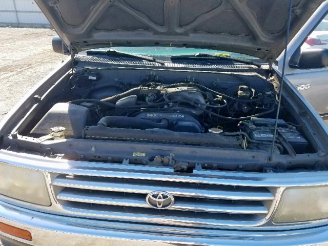 JT4UN22D5V0049734 - 1997 TOYOTA T100 XTRAC SILVER photo 7