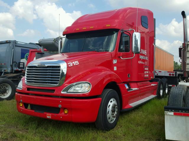 1FUJA6DE08LY67315 - 2008 FREIGHTLINER CONVENTION RED photo 2