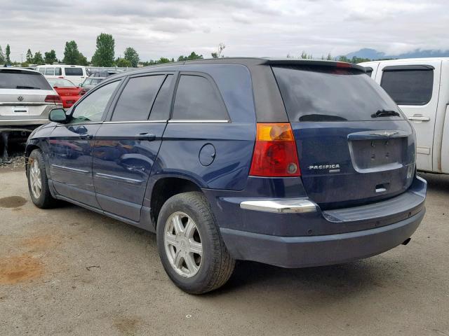 2C8GF68405R434356 - 2005 CHRYSLER PACIFICA T BLUE photo 3