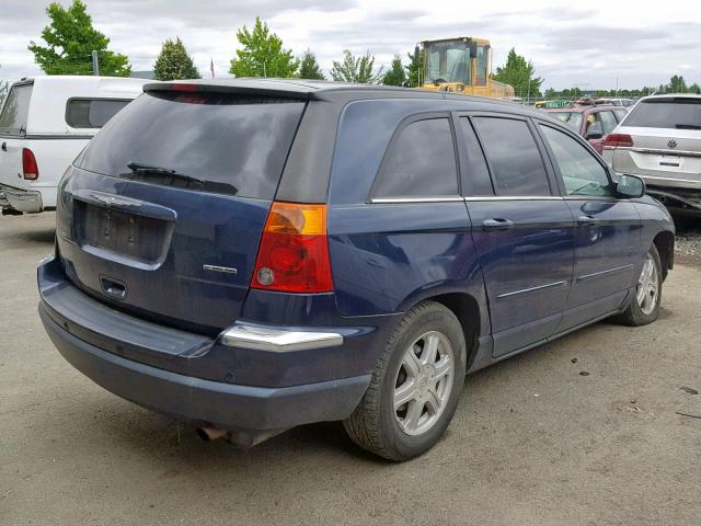 2C8GF68405R434356 - 2005 CHRYSLER PACIFICA T BLUE photo 4