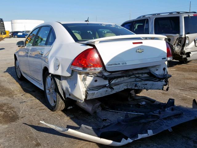 2G1WC5E31C1104998 - 2012 CHEVROLET IMPALA LTZ WHITE photo 3