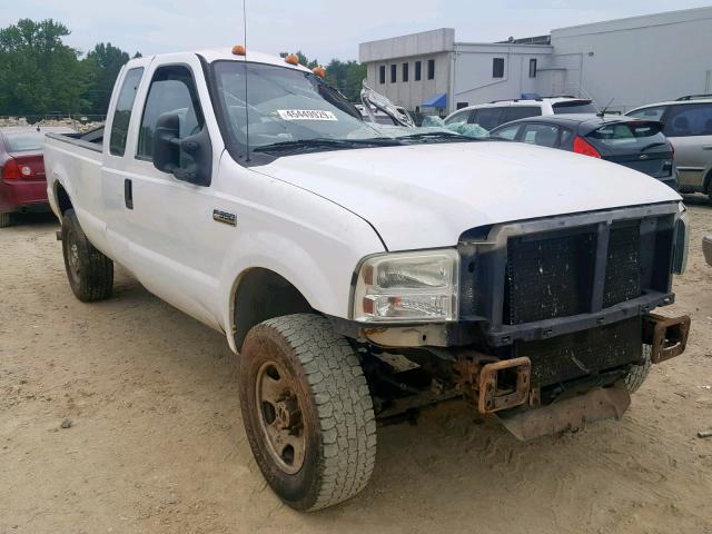 1FTWX31P25ED19106 - 2005 FORD F350 SRW S WHITE photo 1