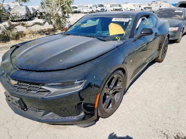 1G1FB1RS7K0124406 - 2019 CHEVROLET CAMARO LS BLACK photo 2