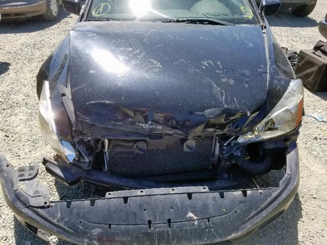 JHMCM56347C003569 - 2007 HONDA ACCORD SE BLACK photo 7