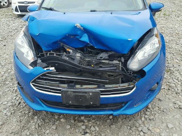 3FADP4EJ0EM105797 - 2014 FORD FIESTA SE BLUE photo 9