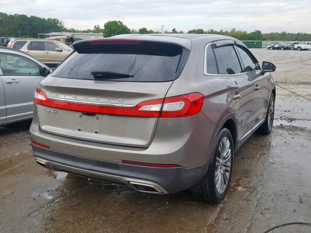 2LMPJ6LR5GBL84004 - 2016 LINCOLN MKX RESERV GRAY photo 4