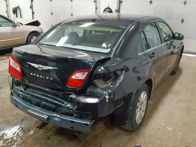 1C3CC4FB9AN229872 - 2010 CHRYSLER SEBRING TO BLACK photo 4