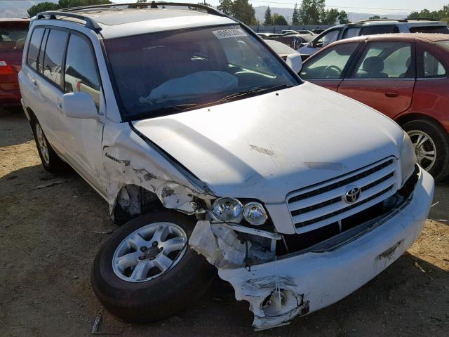 JTEHF21A820044315 - 2002 TOYOTA HIGHLANDER WHITE photo 1