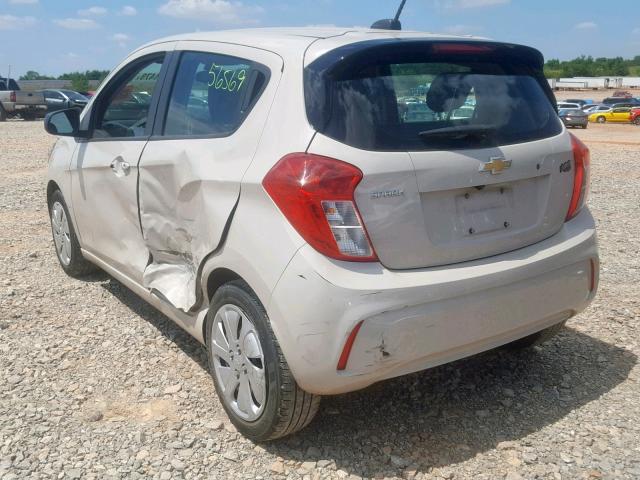 KL8CB6SA7HC745430 - 2017 CHEVROLET SPARK LS WHITE photo 3