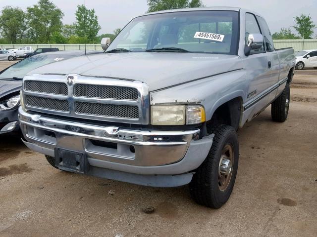 1B7KF23Z9TJ135179 - 1996 DODGE RAM 2500 SILVER photo 2