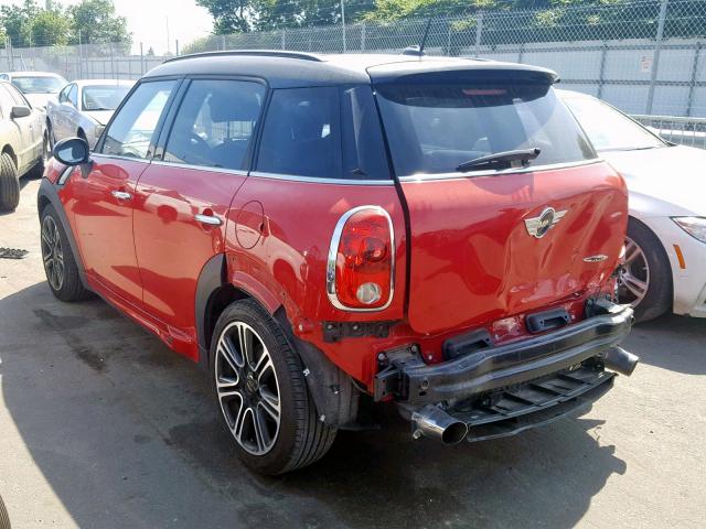 WMWXD1C59DWM28553 - 2013 MINI COOPER COU RED photo 3