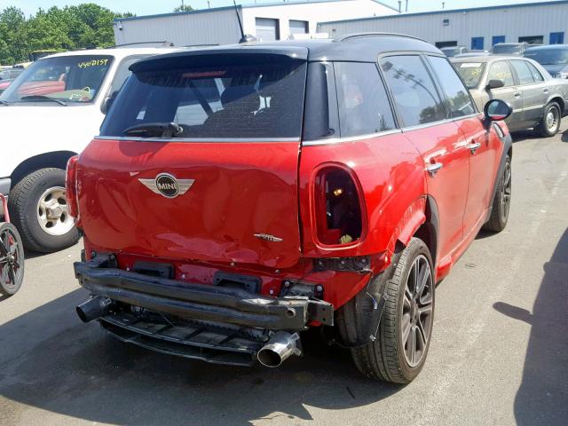 WMWXD1C59DWM28553 - 2013 MINI COOPER COU RED photo 4