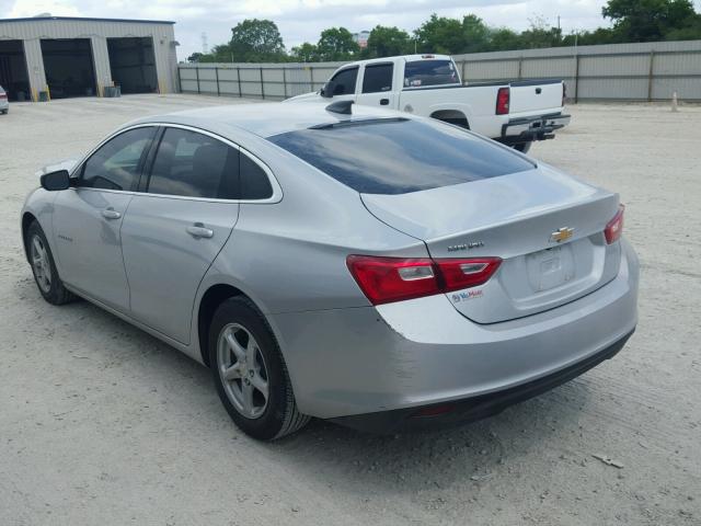 1G1ZB5ST5HF259526 - 2017 CHEVROLET MALIBU LS 银色 照片 3