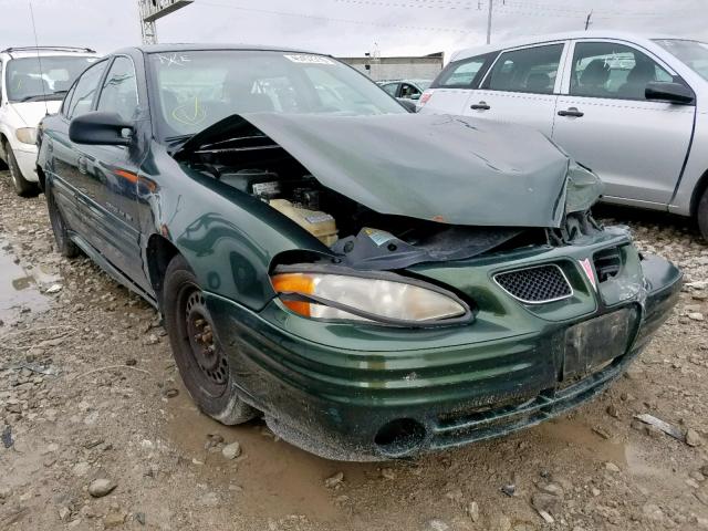 1G2NF52T7YC516928 - 2000 PONTIAC GRAND AM S GREEN photo 1