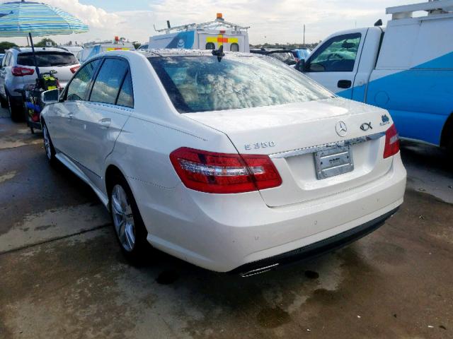 WDDHF2EB6BA429685 - 2011 MERCEDES-BENZ E 350 BLUE WHITE photo 3