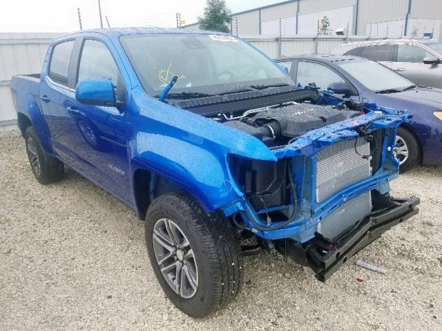 1GCGSCEN4K1191529 - 2019 CHEVROLET COLORADO L BLUE photo 1