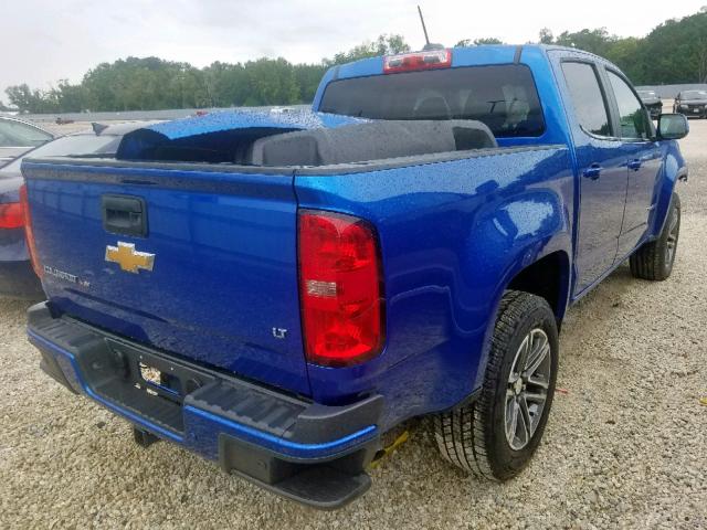 1GCGSCEN4K1191529 - 2019 CHEVROLET COLORADO L BLUE photo 4