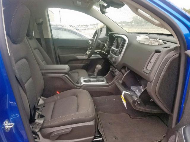 1GCGSCEN4K1191529 - 2019 CHEVROLET COLORADO L BLUE photo 5