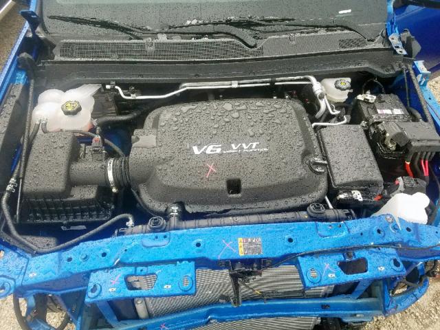 1GCGSCEN4K1191529 - 2019 CHEVROLET COLORADO L BLUE photo 7