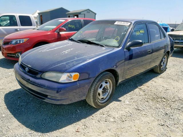 1NXBR12E3WZ065676 - 1998 TOYOTA COROLLA VE BLUE photo 2