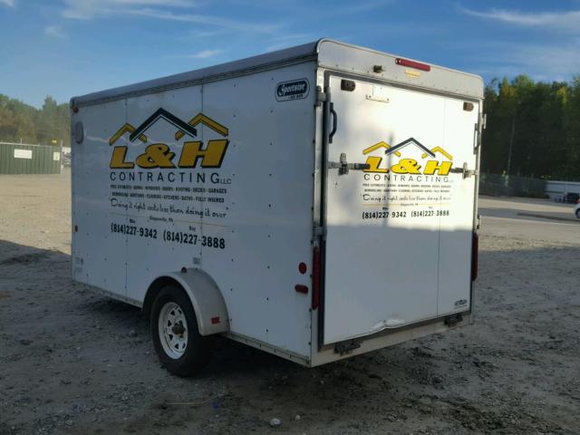 5A3C612S2BL002907 - 2011 UTILITY TRAILER WHITE photo 3