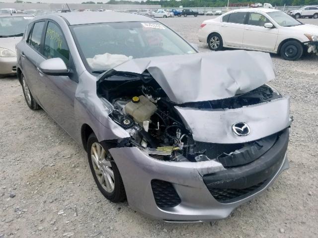 JM1BL1L75C1646146 - 2012 MAZDA 3 I SILVER photo 1