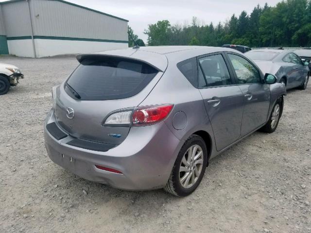 JM1BL1L75C1646146 - 2012 MAZDA 3 I SILVER photo 4