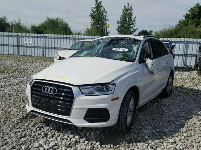 WA1BCCFS0HR006103 - 2017 AUDI Q3 PREMIUM WHITE photo 2