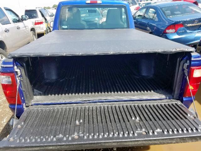 1FTYR10DX4PA24028 - 2004 FORD RANGER BLUE photo 6