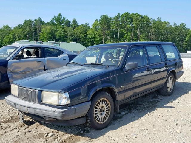 YV1FW8834N2345270 - 1992 VOLVO 740 BLUE photo 2