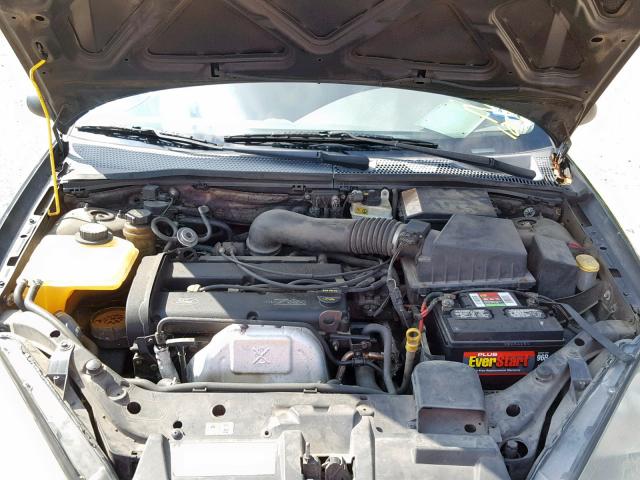 3FAHP37343R127229 - 2003 FORD FOCUS ZX5 BLACK photo 7