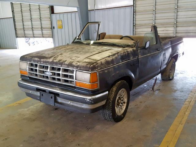 1FTCR10A5KUB57357 - 1989 FORD RANGER BLACK photo 2