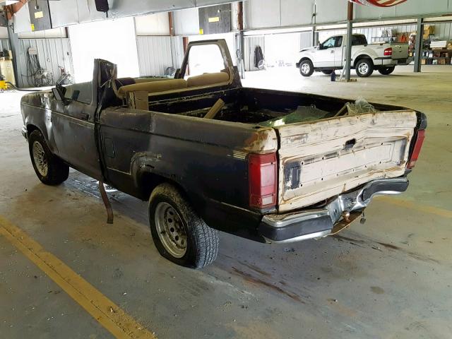 1FTCR10A5KUB57357 - 1989 FORD RANGER BLACK photo 3