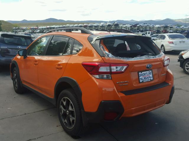 JF2GTAAC5JH343170 - 2018 SUBARU CROSSTREK ORANGE photo 3