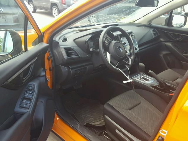 JF2GTAAC5JH343170 - 2018 SUBARU CROSSTREK ORANGE photo 9