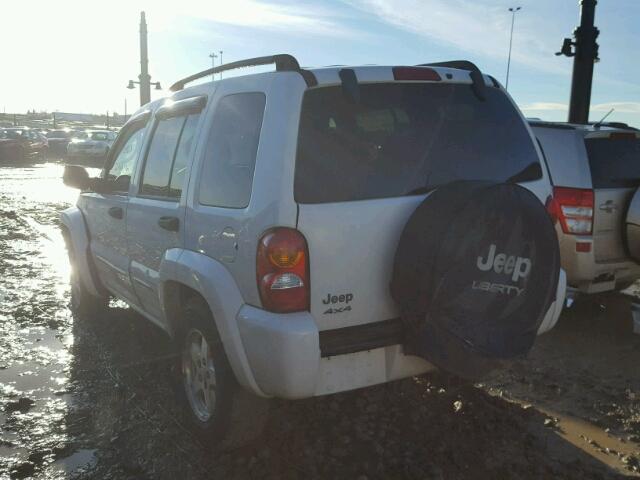 1J4GL58K34W161206 - 2004 JEEP LIBERTY LI WHITE photo 3