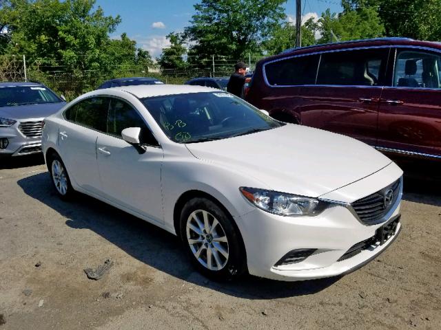 JM1GJ1U55G1402639 - 2016 MAZDA 6 SPORT WHITE photo 1