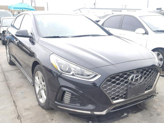 5NPE34AF9JH602066 - 2018 HYUNDAI SONATA SPO BLACK photo 1