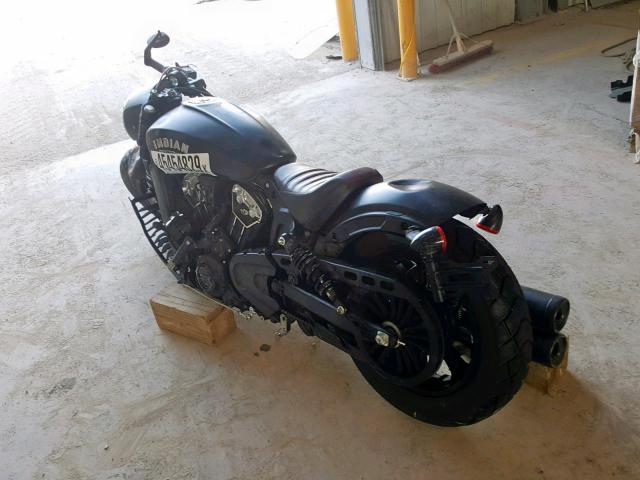56KMTA000J3126772 - 2018 INDIAN MOTORCYCLE CO. SCOUT BOBB BLACK photo 3