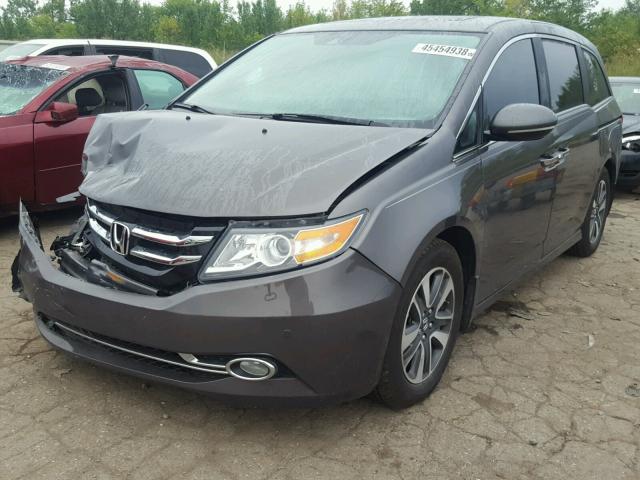 5FNRL5H9XGB131432 - 2016 HONDA ODYSSEY TO GRAY photo 2