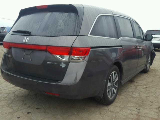 5FNRL5H9XGB131432 - 2016 HONDA ODYSSEY TO GRAY photo 4