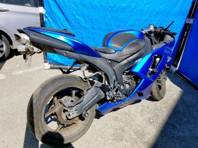 JKAZX4P188A042389 - 2008 KAWASAKI ZX600 P BLUE photo 4