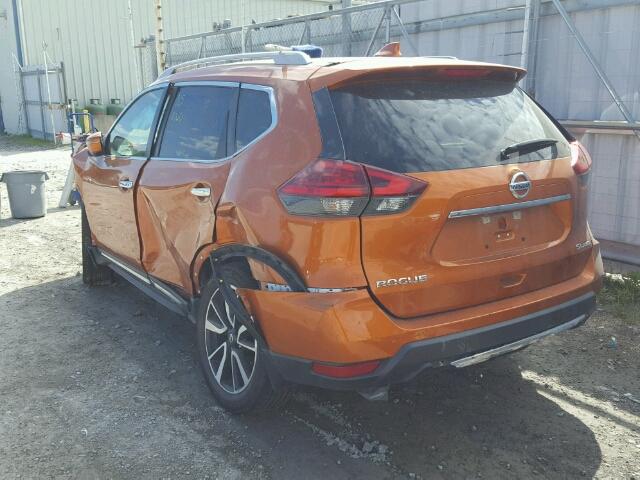 5N1AT2MV3HC768591 - 2017 NISSAN ROGUE SV ORANGE photo 3