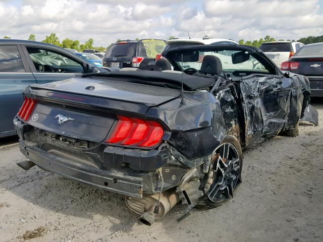 1FATP8UH6J5137977 - 2018 FORD MUSTANG BLACK photo 4