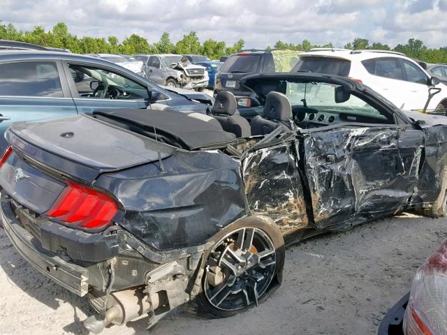 1FATP8UH6J5137977 - 2018 FORD MUSTANG BLACK photo 9