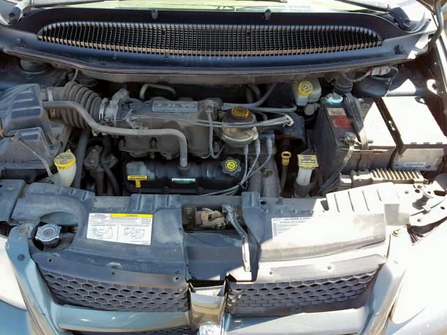 1D4GP25R63B243451 - 2003 DODGE CARAVAN SE GREEN photo 7