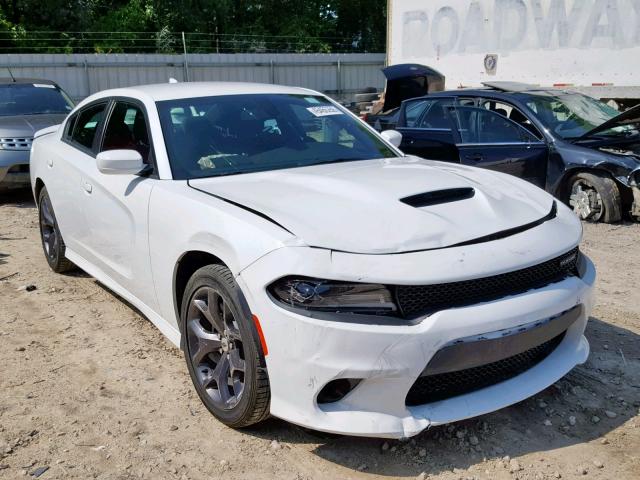 2C3CDXHG8KH597252 - 2019 DODGE CHARGER GT WHITE photo 1