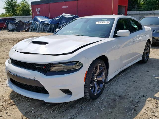 2C3CDXHG8KH597252 - 2019 DODGE CHARGER GT WHITE photo 2