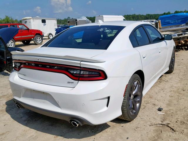 2C3CDXHG8KH597252 - 2019 DODGE CHARGER GT WHITE photo 4